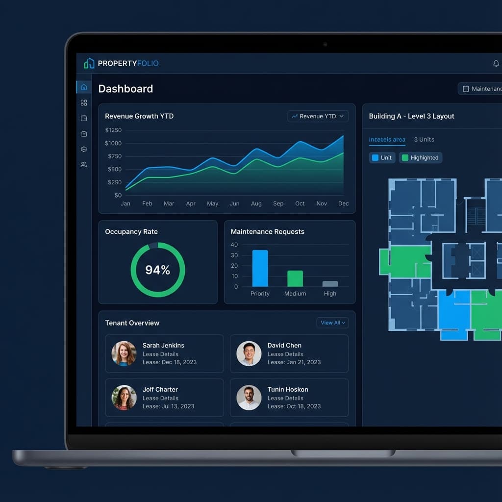Dashboard de gestión de propiedad horizontal